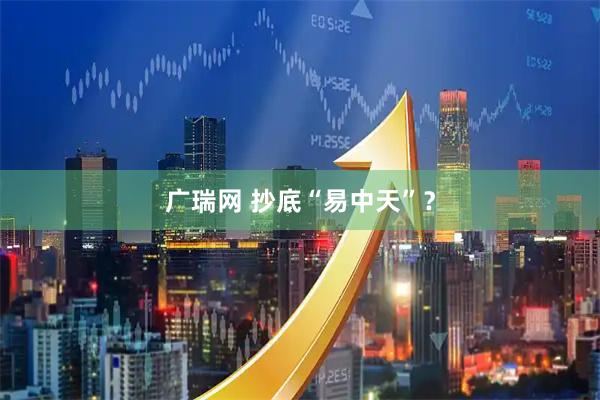 广瑞网 抄底“易中天”?